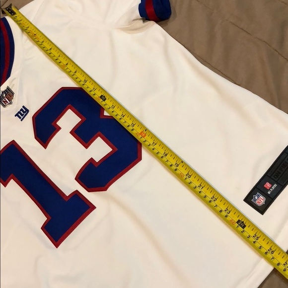 NY Giants OBJ #13 Womens Color Rush Jersey - Picture 8 of 8